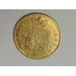 A 1823 George IV Gold Half Sovereign