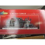 A Bachmann Spectrum G scale 25 Ton Narrow Gauge Climax Steam Engine, boxed 81181