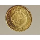 A 1809 George III Gold Half Guinea