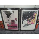 Two reproduction Uk quad posters for Dirty Harry and Thomas Crown Affair