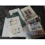 A collection of GB Post Office label sheets (smilers) 2005-2013 approx 31 in total
