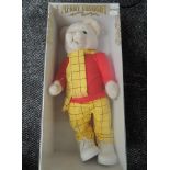 A Merrythought Special Edition soft toy, Rupert Bear, in original display box