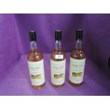 Three bottles of Philtre Highland Single Malt Whisky, distilled 1989, 70cl, 61.5 AB, distilled and