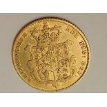 A 1828 George IV Gold Half Sovereign