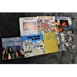 A lot of seven early Deep Purple albums - some rare titles