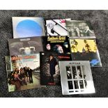 A lot of eight rock albums with Status Quo box set included