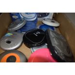 A selection of portable cd and compact disk players some boxed