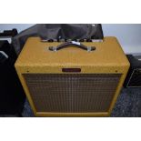 A Fender Blues Junior valve amplifier, serial number B-336055, limited edition yellow tweed