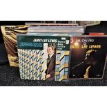 A collection of 21 Jerry Lee Lewis albums - mixture of mainly originals with some later pressings -