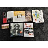 A book of John Lennon interest with inserts and facsimile gig posters , flyers and more - a really