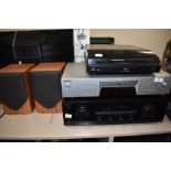 A selection of stackable Hi fi separates including Sony