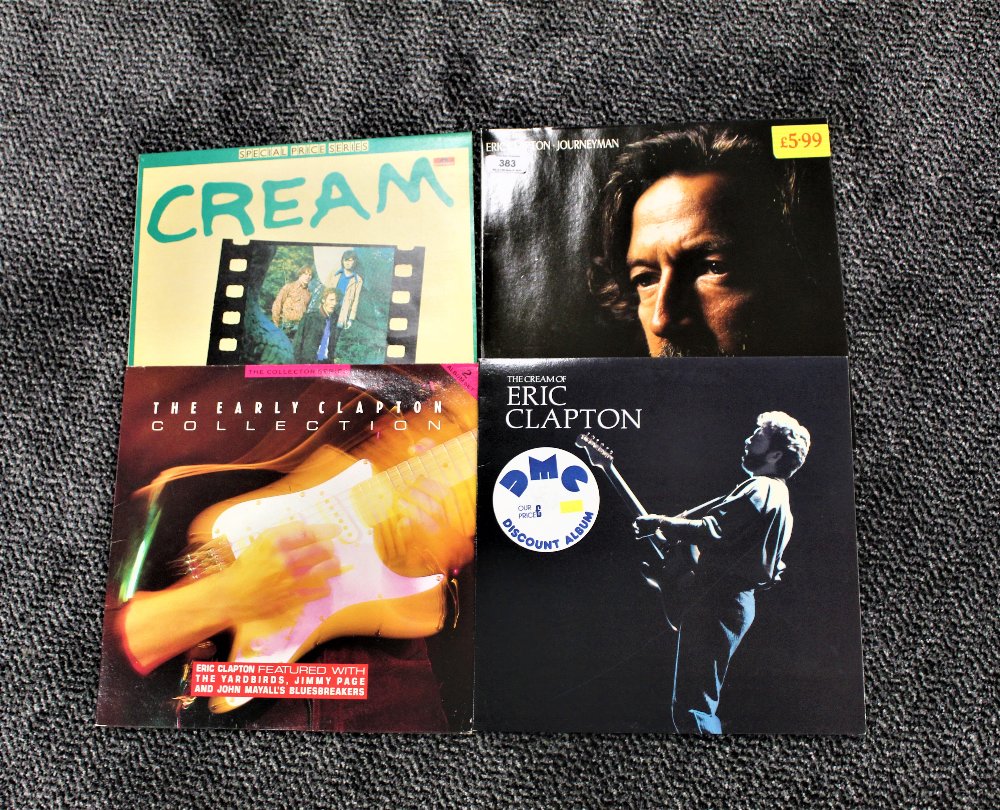 A lot of four Eric Clapton / Cream albums