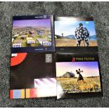 A four album lot of Pink Floyd albums