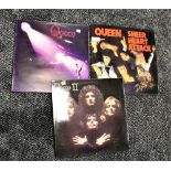 A lot of three Queen albums