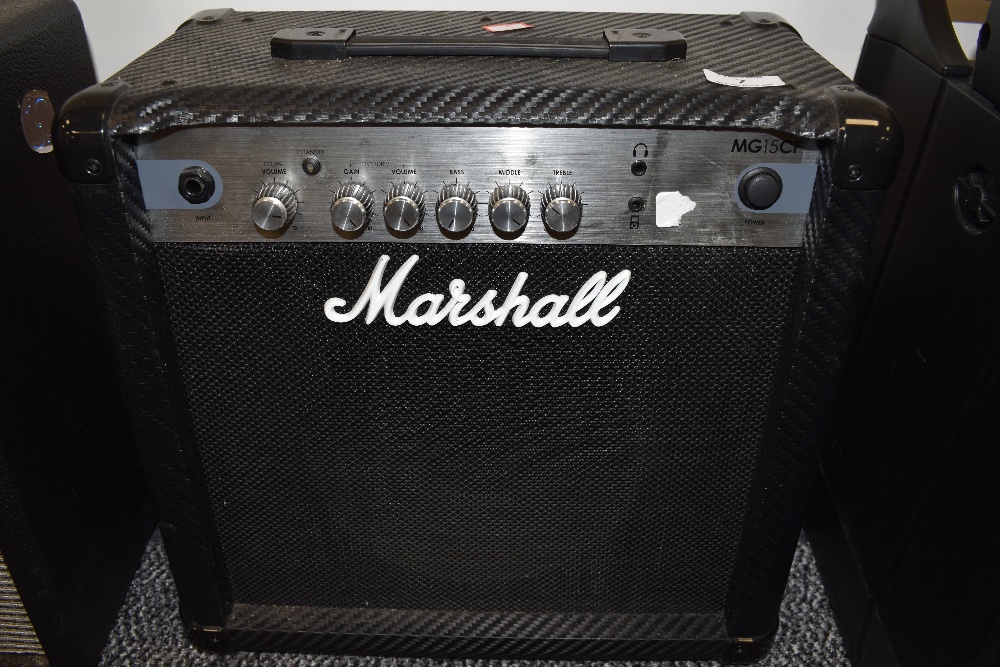 A Marshall MG15-CF combo amplifier, serial number , V-2014-38-0136-H