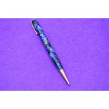 A Conway Stewart 33 propelling pencil, in Blue marble