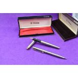 A boxed Parker 75 fountain pen and propelling pencil