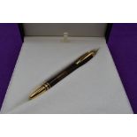 A Montblanc Starwalker fountain pen, with gold trim, in original presentation box. This pen is