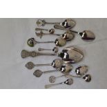 A selection of HM silver spoons including table spoon regarding Manchester dog show, dog interest,