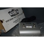 A Vox VF002 dual footswitch and TRS cable