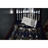 A boxed canteen of cutlery by Viners in the Westbury design