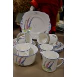 A part tea service by Allertons in the Lupin pattern