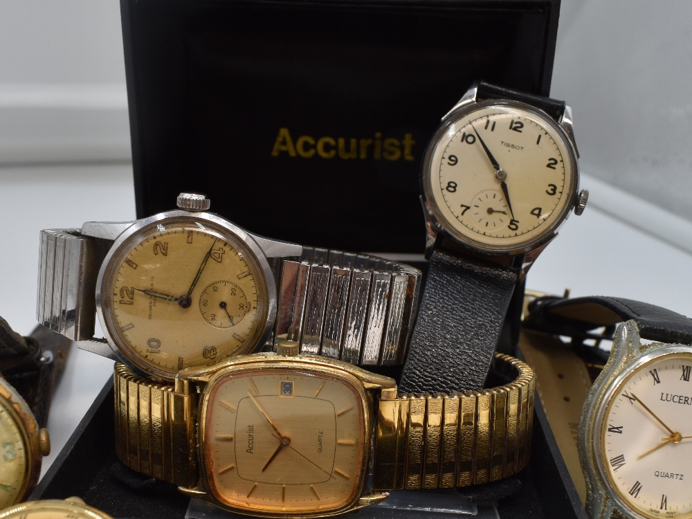 Eight wrist watches of various forms including Lucerne, Tissot, Ingersoll, Jimmy Crystal etc - Image 3 of 3