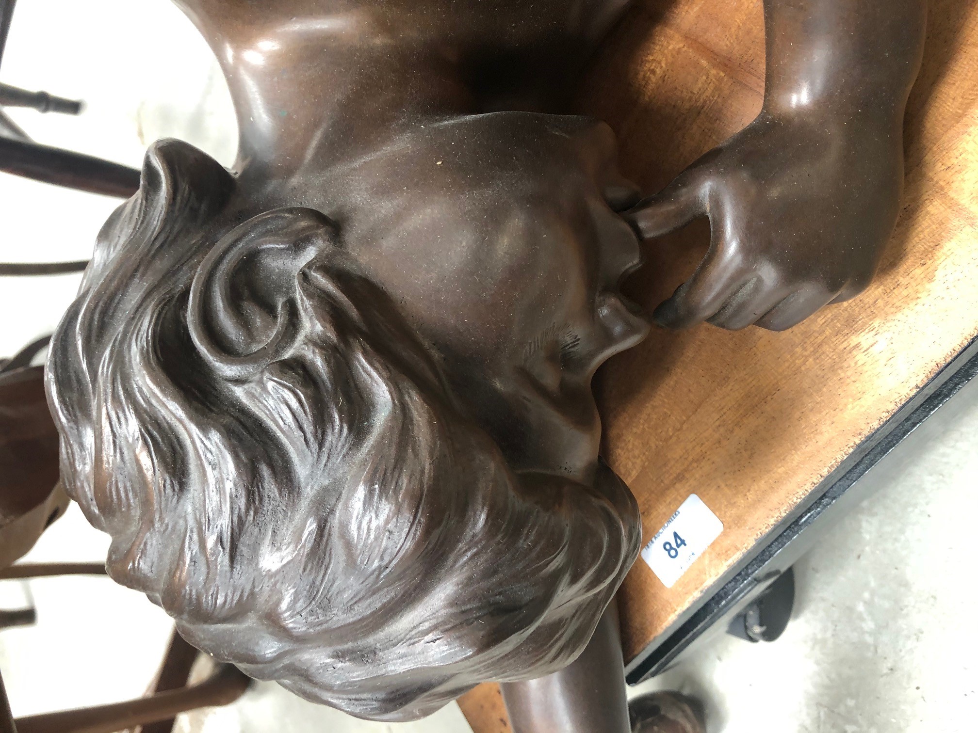 A 1980's Limited Edition bronze figure modelled as sleeping child by John Robinson, purchased from - Image 5 of 7