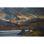 A pastel sketch, Libby Edmondson, The Langdales, signed, 25inx19.5in