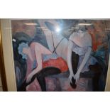 A limited run print after Barbara Wood of dancers 711/975