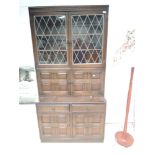 A Priory style display cabinet, approx. Width 100cm Height 197cm