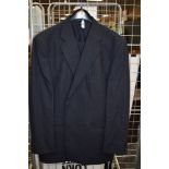 Mens pure new wool pin navy striped suit. Good condition,possibly unworn.