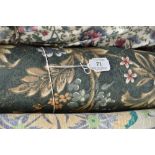 A roll of 100% cotton floral fabric 'Forbo-Lancaster limited'.