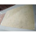 A modern beige rug, approx. 150 x 240cm