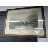 A late 19th/early 20th Century monochrome print after Joseph Farquharson 'Leaving the Hills'