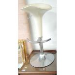 A modern bar stool in the vintage style