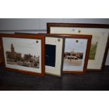 A selection of framed photographic prints,of Lancaster interest.