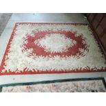 A modern Chinese style rug, approx. dimensions 185 x 127cm