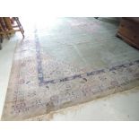 A room size vintage carpet square, 480 x 390cm