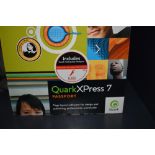 A Quark Xpress 7 Passport discs and guide