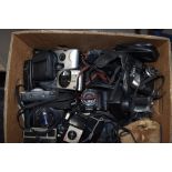 A box of various cameras, Canon , Kodak etc well worth a look through