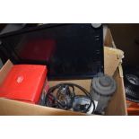 A large box of dark room equipment, tanks etc worth a look