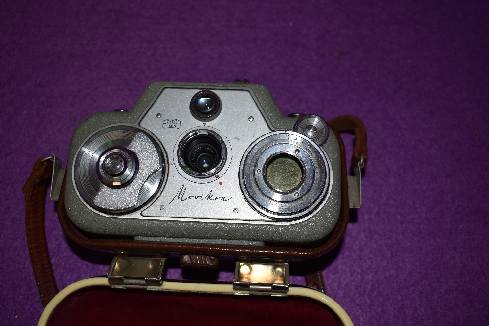 A Zeiss Ikon Movikon camera in original case