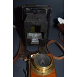 An Adolf Sosna, Bremen camera and a Thornton packard brass lens