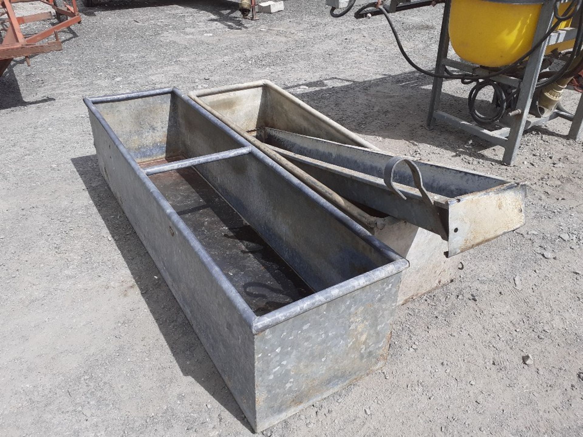 3 WATER/FEED TROUGHS - Image 2 of 2