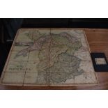Folding Maps. North Wales interest. J. & A. Walker - To Lieut. General the Most Honorable the