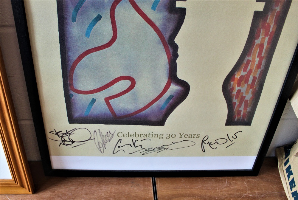 A signed Spandau Ballet framed poster for ' True ' - Image 2 of 2