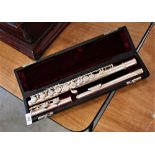 A flute in a case , in excellent condition