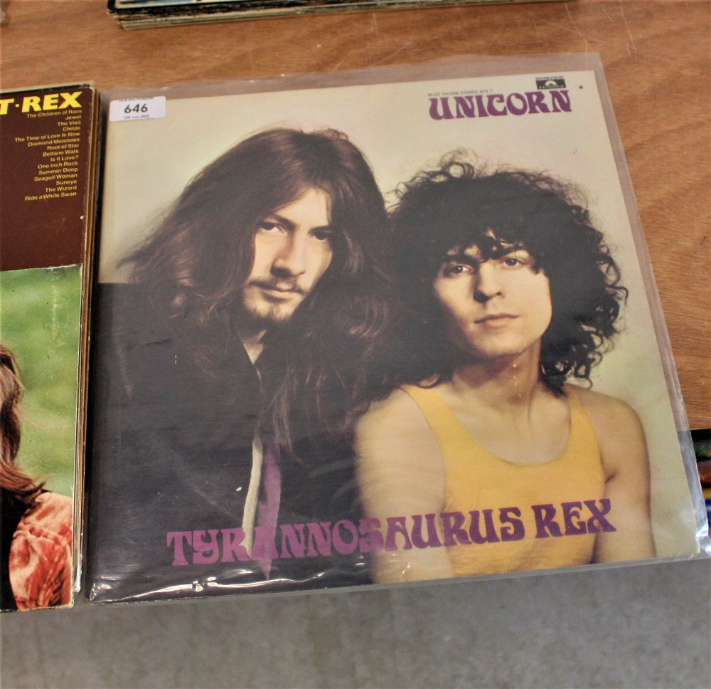 A lot of two pre - T-rex Tyrannosaurus Rex long players - Canadian pressings