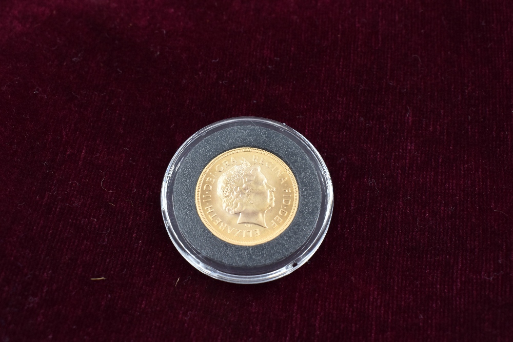 A collection of eleven Gold Sovereigns. The Queen Elizabeth II Gold Sovereign Complete design - Image 15 of 24